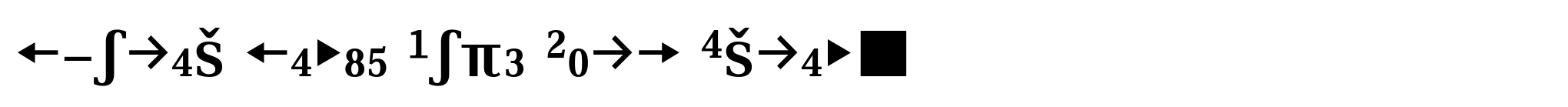 Skopex Serif Bold Caps Expert image